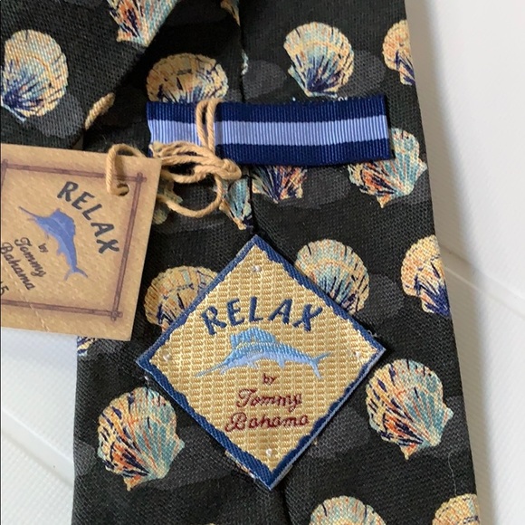 Relax by Tommy Bahama Men’s Tie Beach Shells NWT - Picture 5 of 11